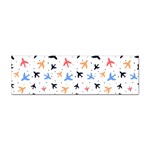 Airplane Pattern Plane Aircraft Fabric Style Simple Seamless Sticker Bumper (100 pack) Front