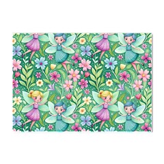 Fairies Fantasy Background Wallpaper Design Flowers Nature Colorful Crystal Sticker (a4) by Maspions