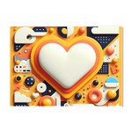 Valentine s Day Design Heart Love Poster Decor Romance Postcard Youth Fun Crystal Sticker (A4) Front