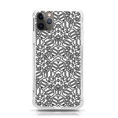 Monochrome Maze Design Print Iphone 11 Pro Max 6 5 Inch Tpu Uv Print Case by dflcprintsclothing