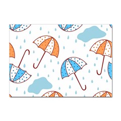 Rain Umbrella Pattern Water Sticker A4 (10 Pack) by Maspions