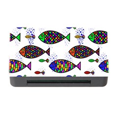 Fish Abstract Colorful Memory Card Reader With Cf by Maspions