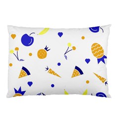 Pattern-fruit-apples-green Pillow Case by Maspions