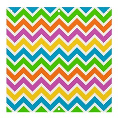 Chevron Pattern Design Texture Banner And Sign 4  X 4  by Apen