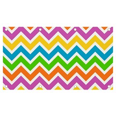 Chevron Pattern Design Texture Banner And Sign 7  X 4  by Apen