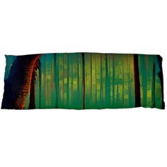 Nature Swamp Water Sunset Spooky Night Reflections Bayou Lake Body Pillow Case Dakimakura (two Sides) by Posterlux