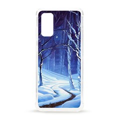 Landscape Outdoors Greeting Card Snow Forest Woods Nature Path Trail Santa s Village Samsung Galaxy S20 6 2 Inch Tpu Uv Case by Posterlux