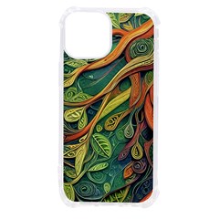 Outdoors Night Setting Scene Forest Woods Light Moonlight Nature Wilderness Leaves Branches Abstract Iphone 13 Mini Tpu Uv Print Case by Posterlux