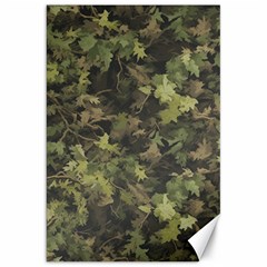 Green Camouflage Military Army Pattern Canvas 20  X 30  by Maspions