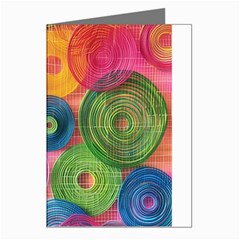 Colorful Abstract Patterns Greeting Cards (pkg Of 8) by Maspions