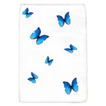 Butterfly-blue-phengaris Removable Flap Cover (L) Front