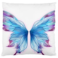 Butterfly-drawing-art-fairytale  Large Cushion Case (one Side) by saad11