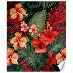 Tropical Flower Bloom Canvas 8  X 10  by Maspions