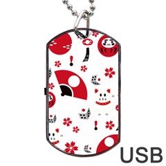 Assorted Illustration Lot Japan Fundal Japanese Dog Tag Usb Flash (one Side) by Maspions