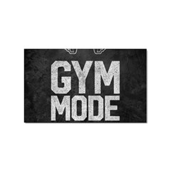 Gym Mode Sticker (rectangular) by Store67