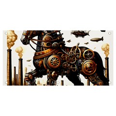 Steampunk Horse Punch 1 Banner And Sign 4  X 2  by CKArtCreations