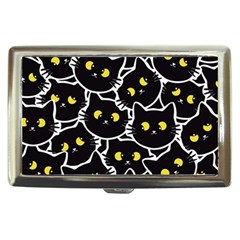 Cat Pattern Pet Drawing Eyes Cigarette Money Case by Maspions