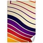 Angles Design Pattern Retro Canvas 20  x 30  19.62 x28.9  Canvas - 1