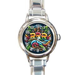 Aae24150-0412-4269-b61e-3879f8d676ed Round Italian Charm Watch by RiverRootsReggae