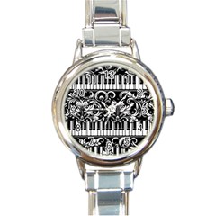 90a30151-30e5-41a4-8f9f-ca3e99b2c8da Round Italian Charm Watch by RiverRootsReggae