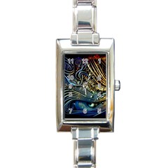 Ab3125ec-876f-4866-ac2b-4a9e761bf819 Rectangle Italian Charm Watch by RiverRootsReggae