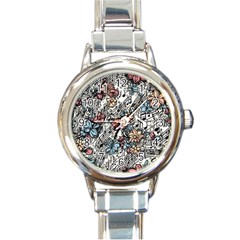 7bbf2620-c583-4b5b-b343-7748628ee7df Round Italian Charm Watch by RiverRootsReggae