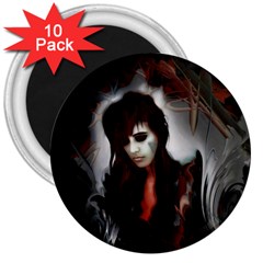 Melancholy Autumn 3  Magnets (10 Pack)  by MRNStudios