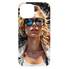 Colorful Model Iphone 15 Black Uv Print Pc Hardshell Case by Sparkle