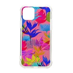 Pink And Blue Floral Iphone 11 Pro 5 8 Inch Tpu Uv Print Case by Sparkle