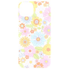 Pattern Background Vintage Floral Iphone 15 Pro Black Uv Print Pc Hardshell Case by Ndabl3x