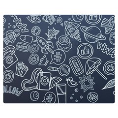 Internet Planet Drink Computer Premium Plush Fleece Blanket (medium) by Proyonanggan