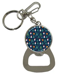 Snow Snowman Tree Christmas Tree Bottle Opener Key Chain by Ravend