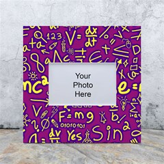 Background Doodles Math White Box Photo Frame 4  X 6  by Bedest