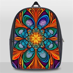 Schwarz Bunt School Bag (large) by 2607694c