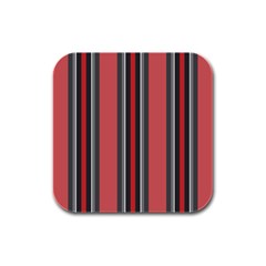 Streifen Rubber Square Coaster (4 Pack) by 2607694c