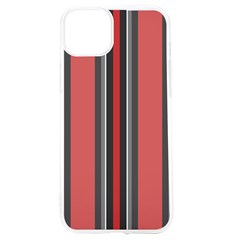 Rosa Grau Streifen Iphone 15 Tpu Uv Print Case by 2607694c