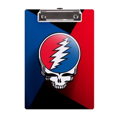 Grateful Dead Big Skull A5 Acrylic Clipboard by Bedest