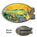 Grateful Dead Golden Road Money Clips (Oval)  Front