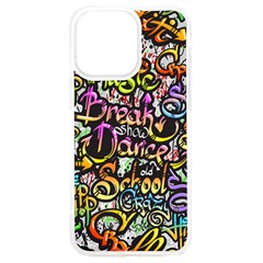 Graffiti Word Seamless Pattern Iphone 15 Pro Max Tpu Uv Print Case by Bedest