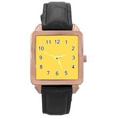 4 Farben Rose Gold Leather Watch  by 2607694c