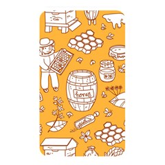 Vector-honey-element-doodle-seamless-pattern-with-beehive-beeke Memory Card Reader (rectangular) by Ket1n9