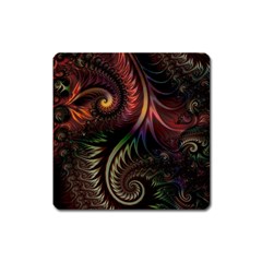 Fractal  Square Magnet by 2607694c