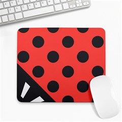 Abstract-bug-cubism-flat-insect Large Mousepad by Ket1n9