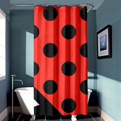 Abstract-bug-cubism-flat-insect Shower Curtain 36  X 72  (stall)  by Ket1n9