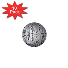 Science Formulas 1  Mini Buttons (10 Pack)  by Ket1n9