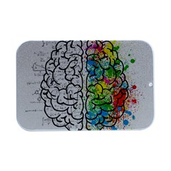 Brain Mind Psychology Idea Drawing Open Lid Metal Box (silver)   by Loisa77