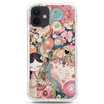 Whimsical Colorful Young Girl iPhone 12 mini TPU UV Print Case	 Front