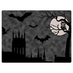 Halloween Background Halloween Scene Premium Plush Fleece Blanket (Extra Small) 40 x30  Blanket Front