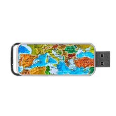 World Map Portable Usb Flash (two Sides) by Ket1n9