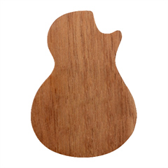 Abstract Background Beach Coast Guitar Shape Wood Guitar Pick Holder Case And Picks Set by anzea